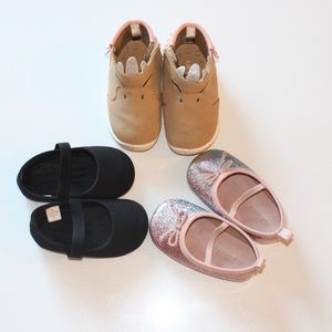 🔥Baby girl shoes (3 pairs) 🔥